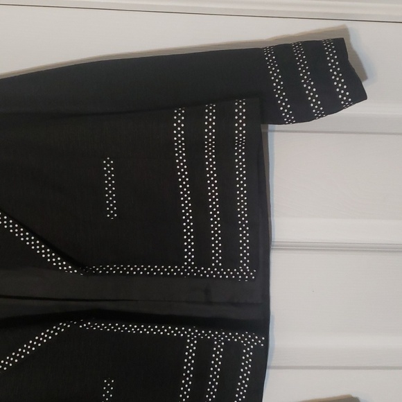 100% silk cropped blazer - Picture 2 of 7